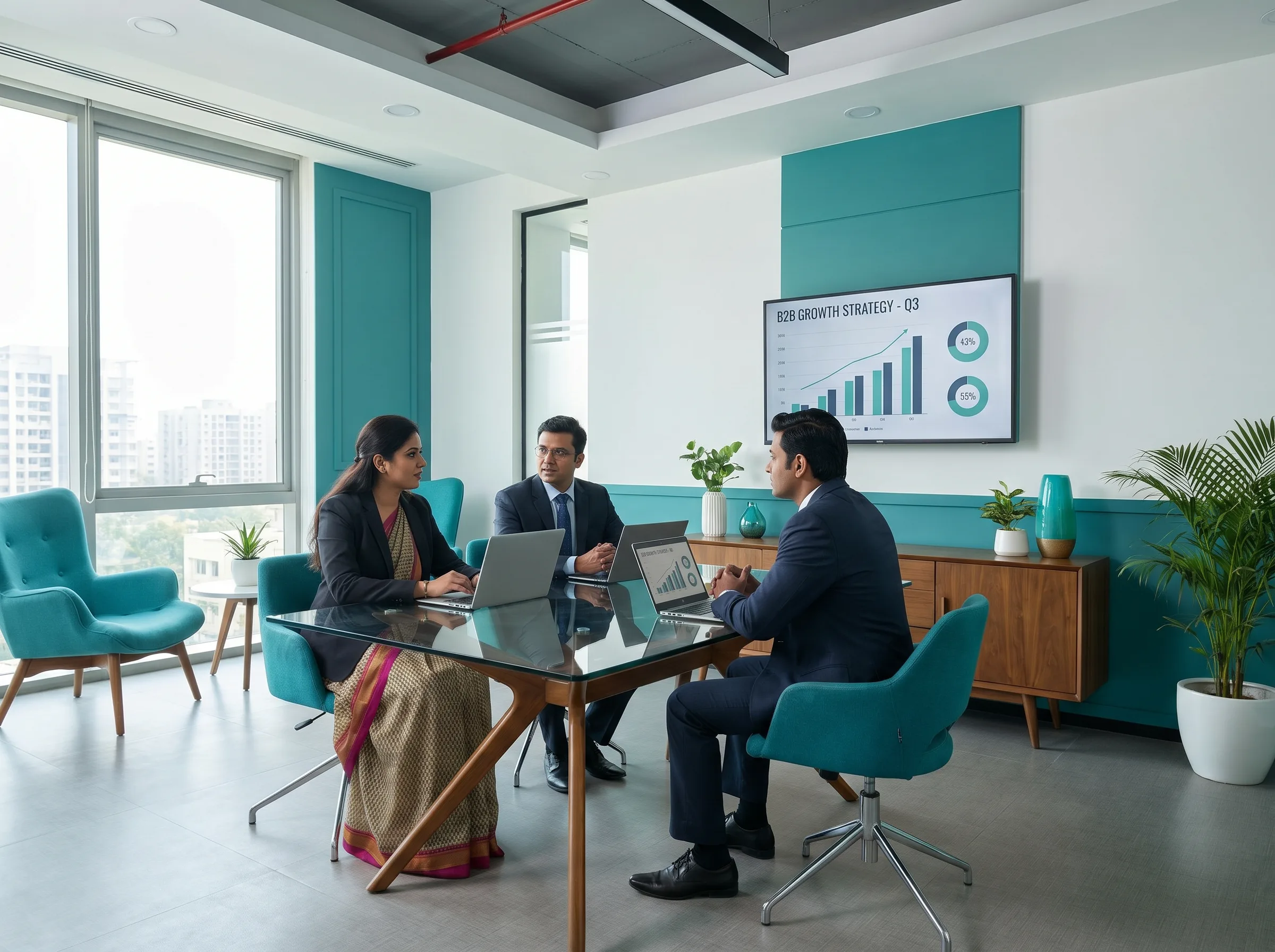 B2B office shot &mdash; consultancy